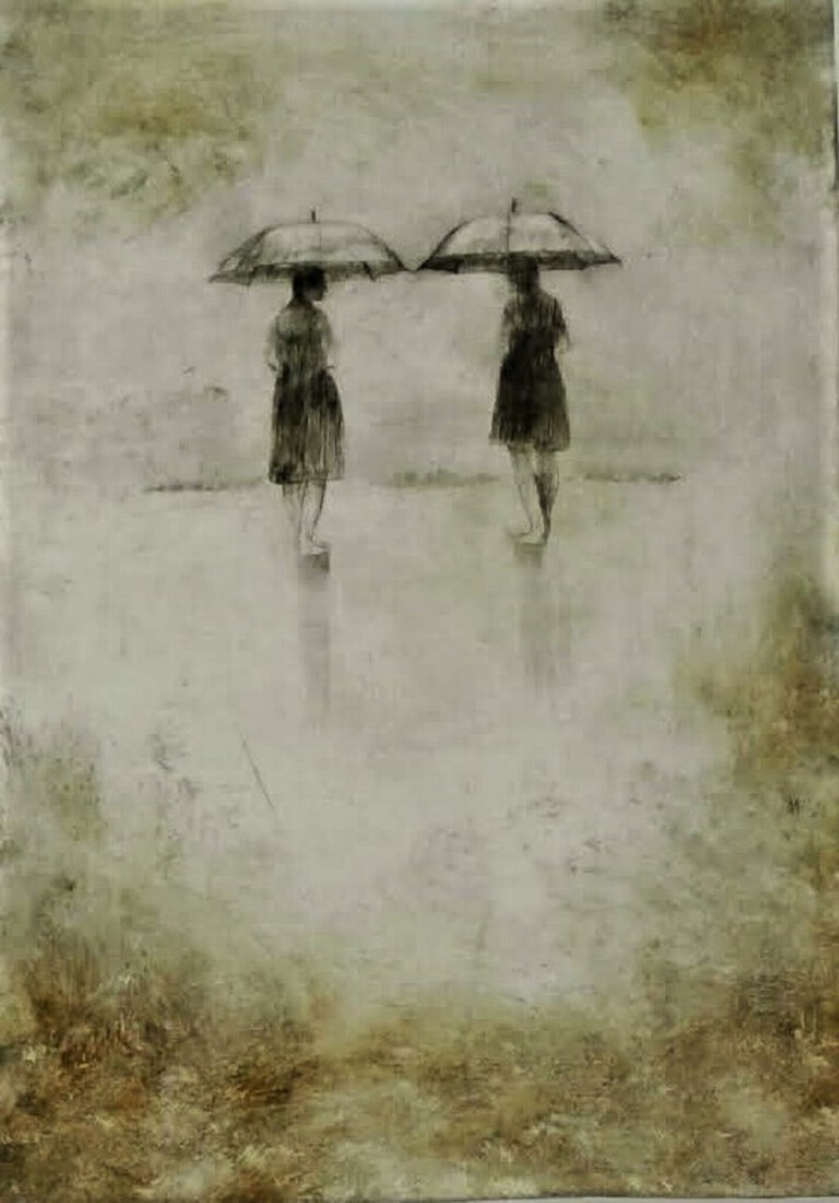 Ontmoeting in de regen