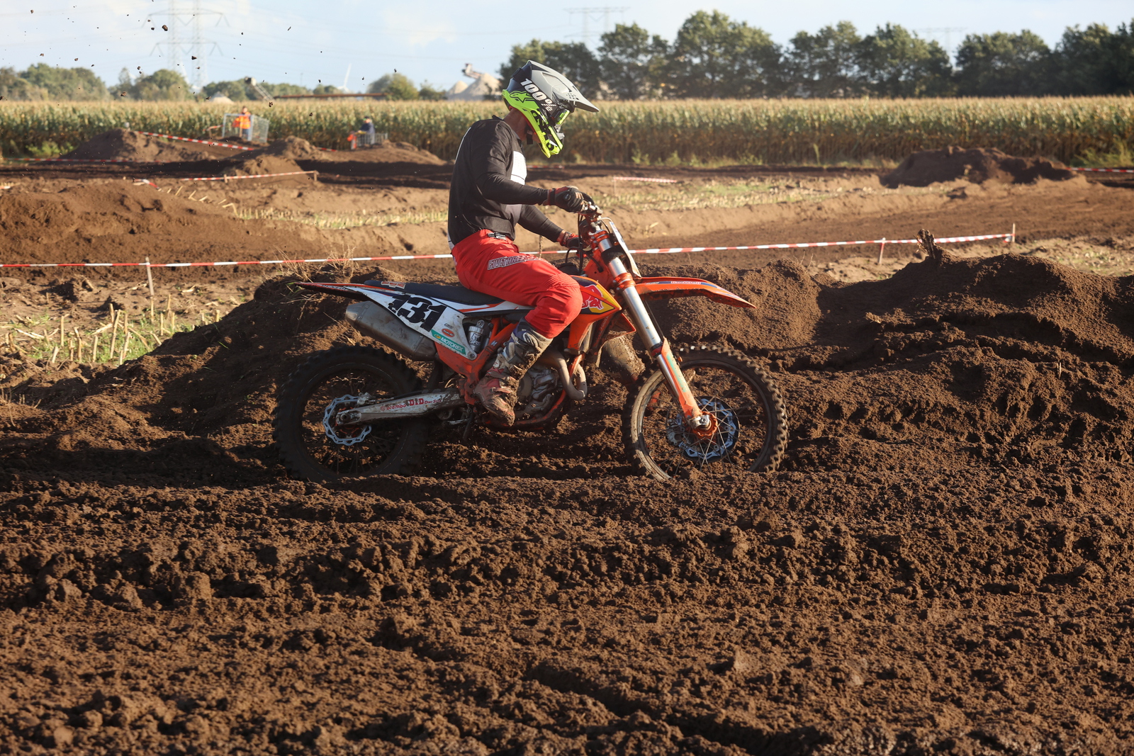Motorcross wedstrijd