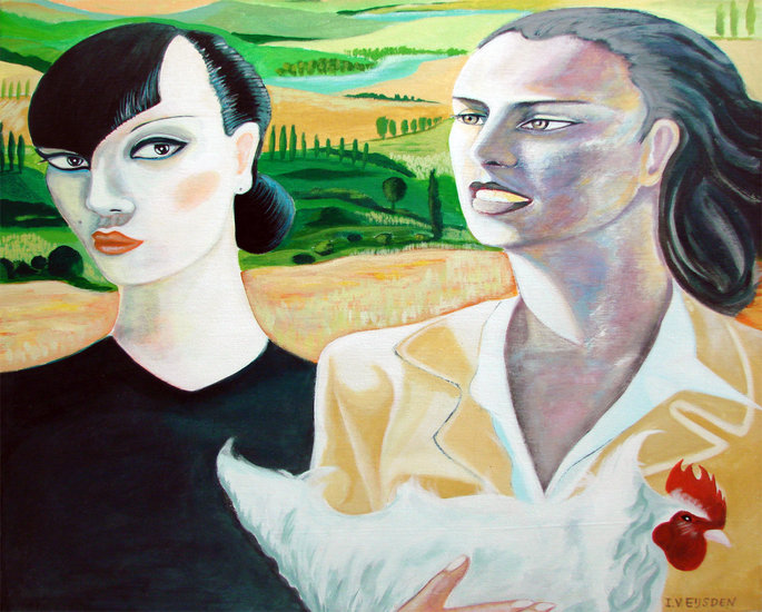 Man en vrouw in Frankrijk