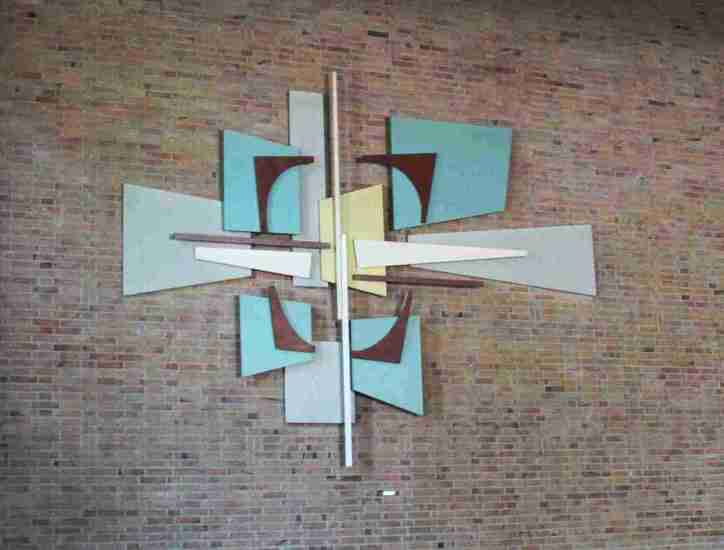 Wandplastiek Gereformeerde Kerk H-I-Ambacht