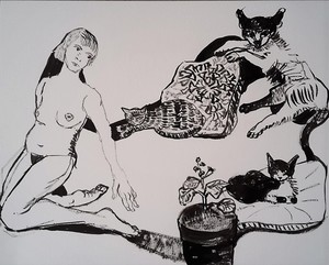 Dagelijkse tekeningen die op expressieve wijze uitdrukking geven aan sterk gevoelde emoties.