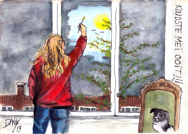 Verf m'n eigen blauwe lucht