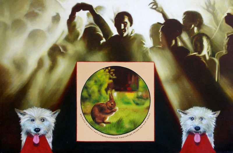 er is een grote kans dat u rondhuppelende konijntjes tegen t lijf loopt