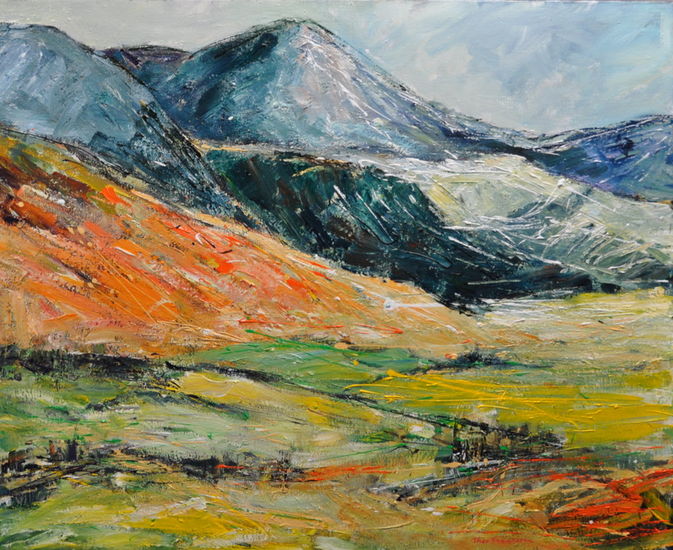 Schotland 'The Glen Shee' the Grampian Mountains