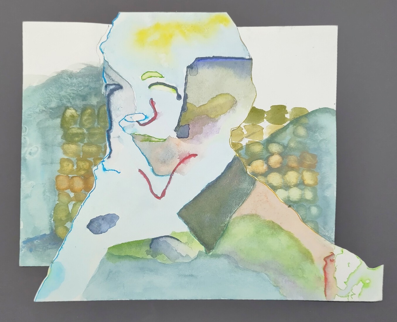 Kin rustend op zijn hand