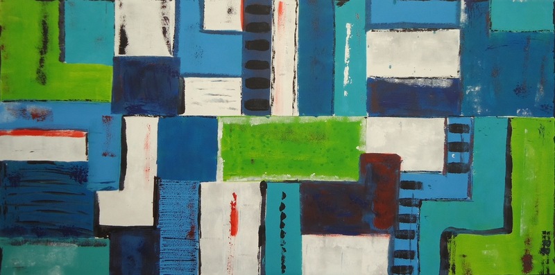 Laberinto Azul Verde