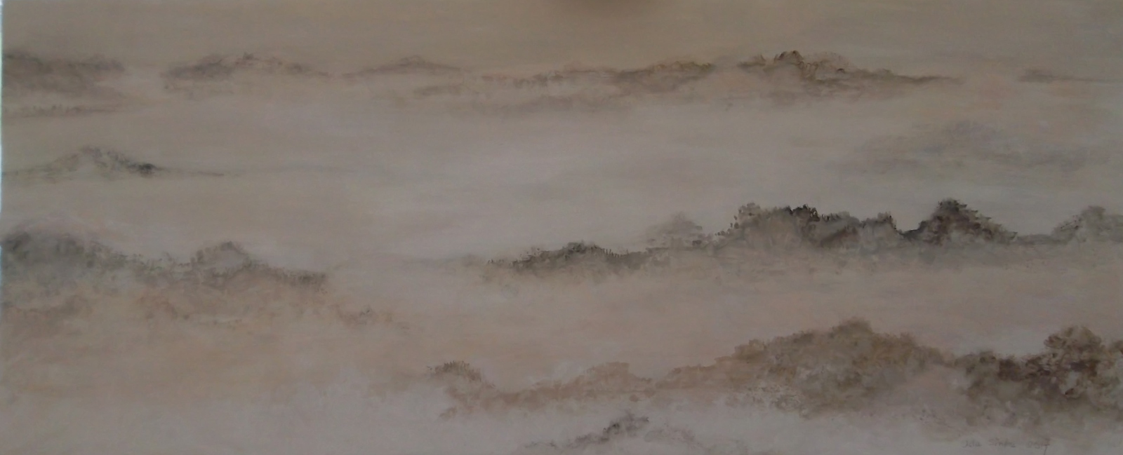 Dunes in the fog