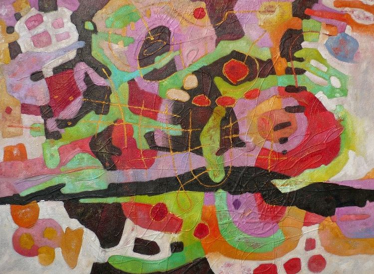 Observation colored sky stairs