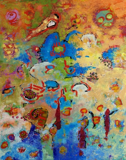 Colorful kinetic void