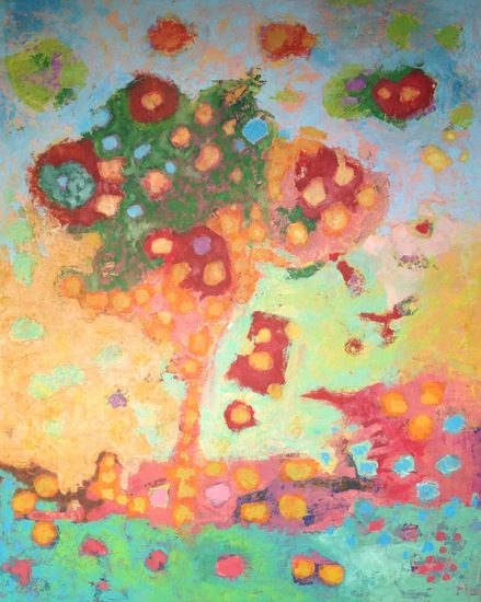 Escaping from a speckled maze