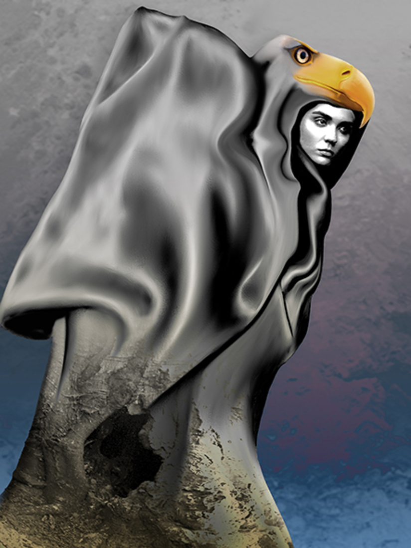 Vrouw met Beschermengel (d1525)