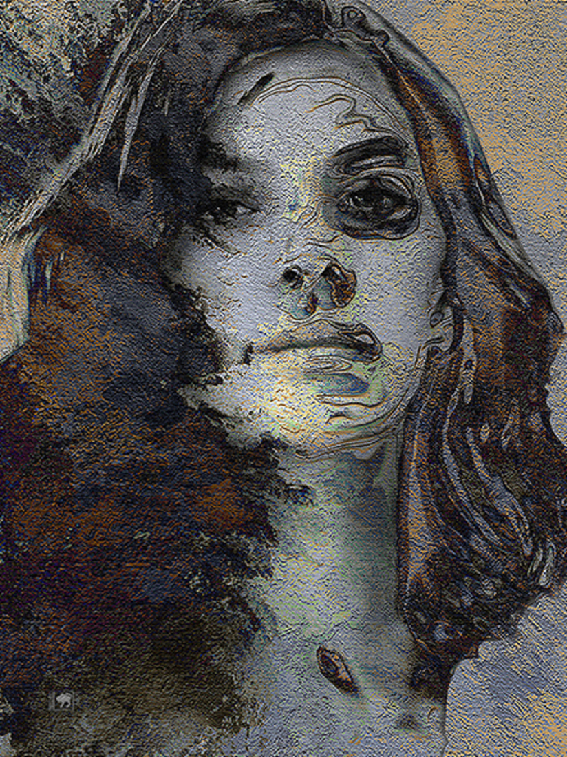 Blauwtje gelopen  (d5722)