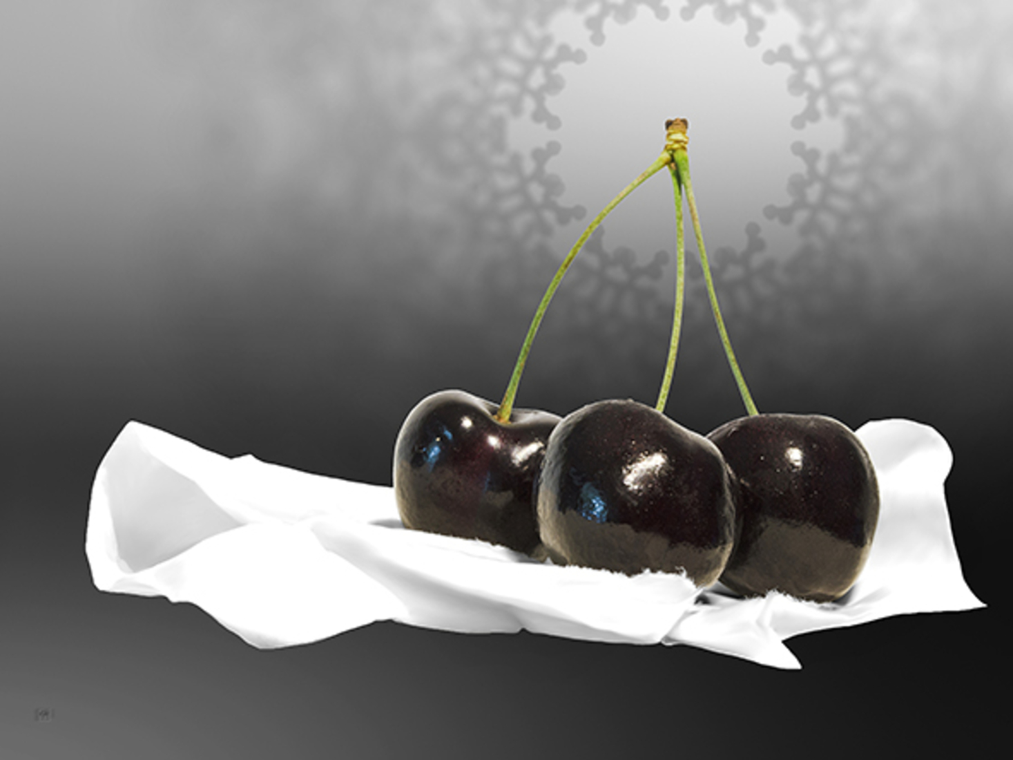 Drie-eenheid op keukenpapier (fdb1620)