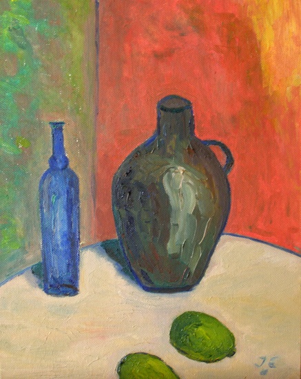 Greskan en flesje spuitwater