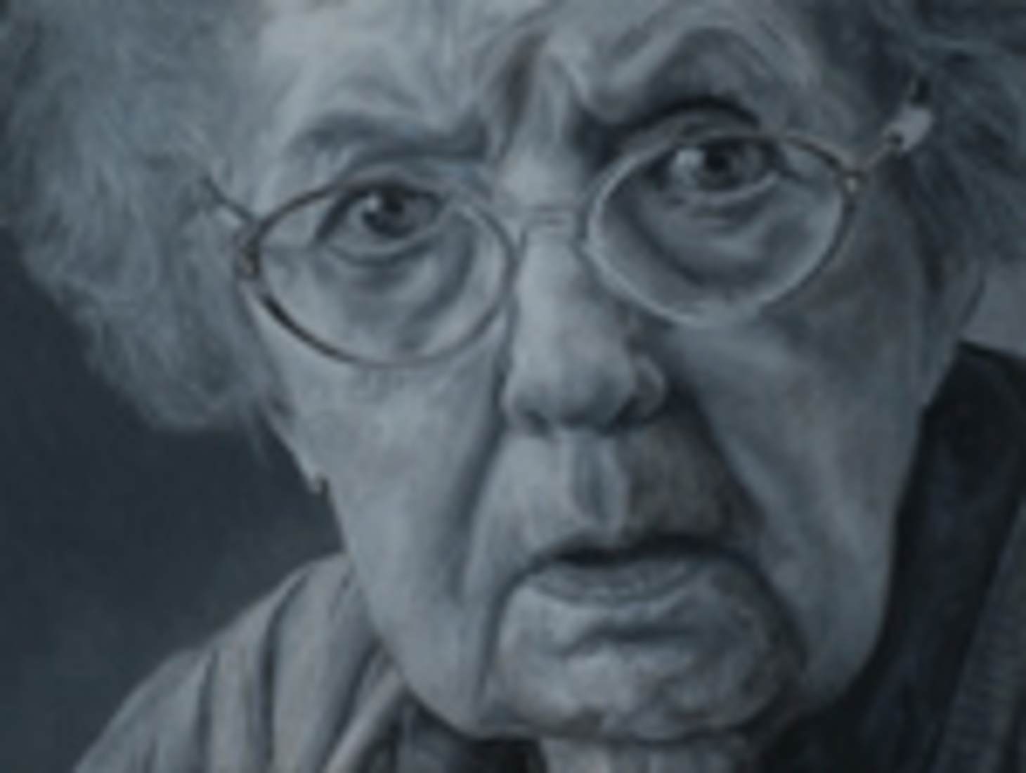 oudere vrouw met Alzheimer