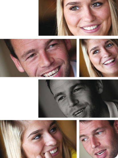 Portretten van Estevana Polman en Nicky Hofs, voetballer van VItesse.