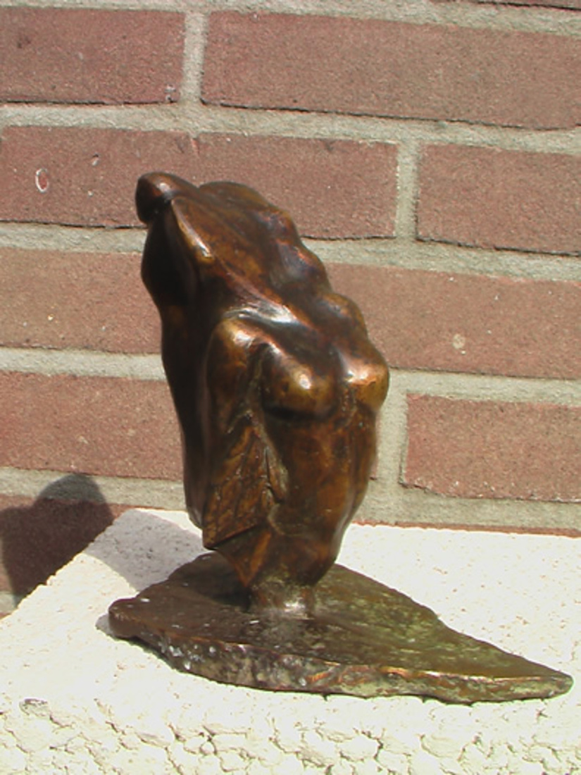 Bronzen Engelvogelvrouw