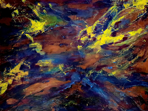 Het werk dat in deze groep is te zien is spontaan ontstaan vanuit een gevoel, intuïtie, intentie, al spelend en experimenterend met verschillende beeldelementen en materialen.