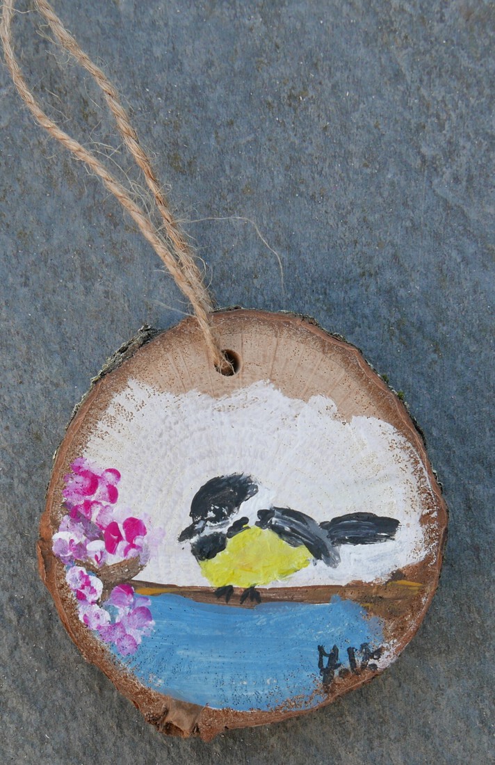 houten hanger/ornament