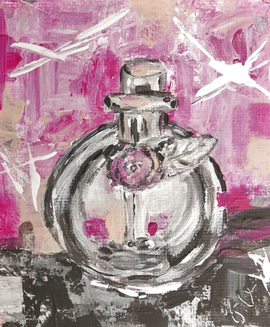 decoratief parfumflesje 