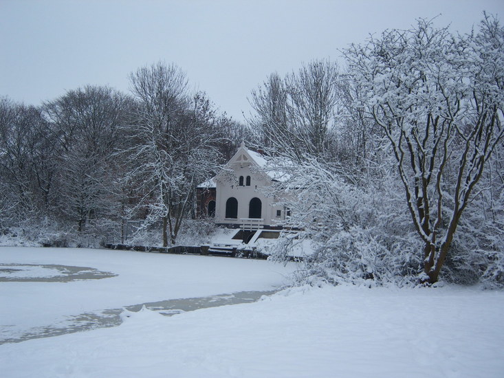Amsterdam, Flevopark winter