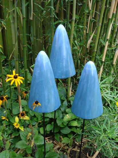 blauwe hoedjes