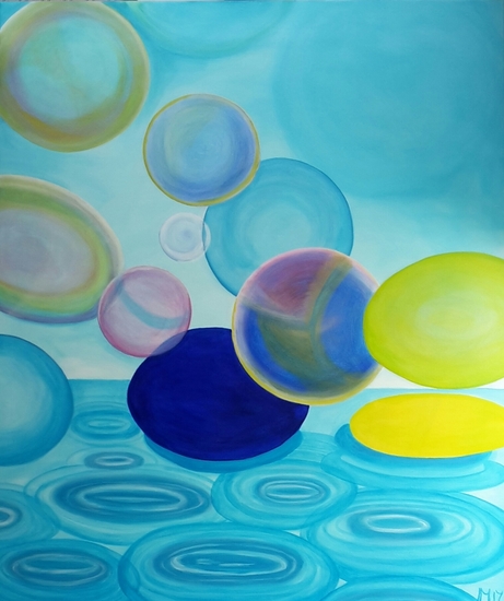 Blue bubbles