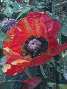 'schilderijen van textiel' en wandkleden