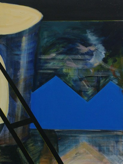 Abstractie 1 blauw