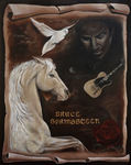 Schilderij voor Bruce Springsteen Overhandigd in 2007