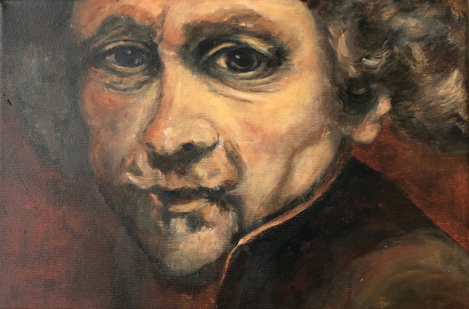 Portret van de man die Rembrandt heet