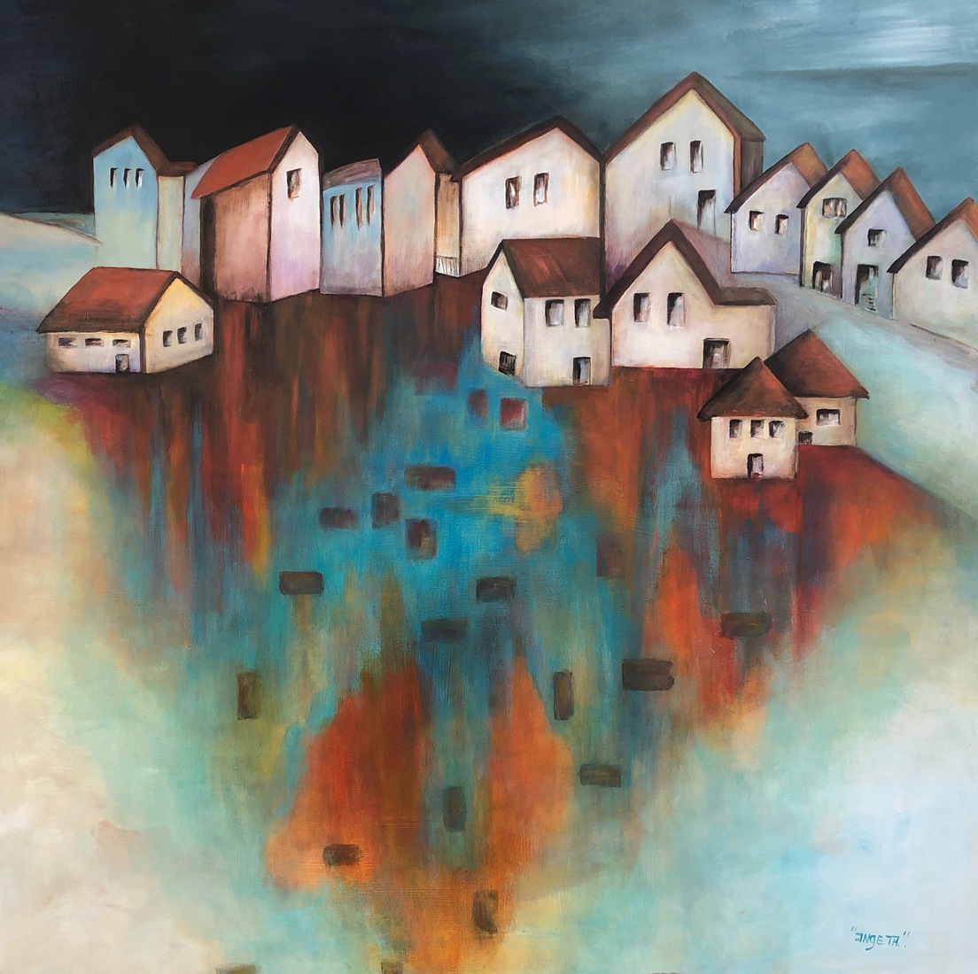 Stad in het universum