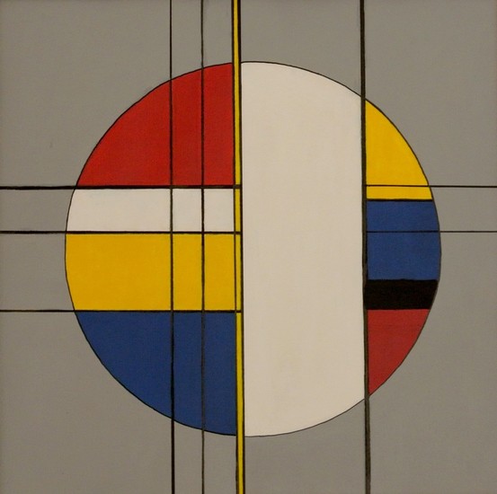 Compositie weg en stad