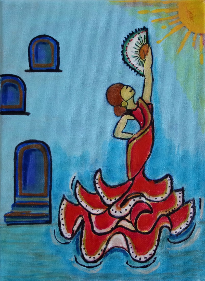 Flamenco danseres