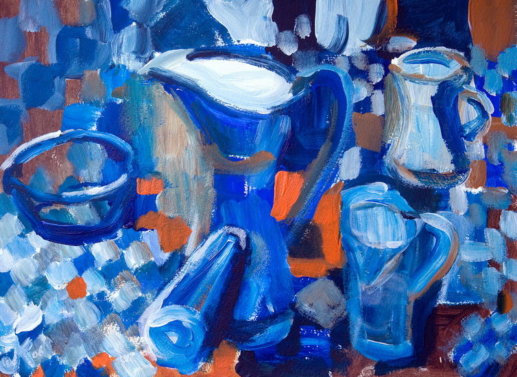 vaatwerk met handdoek