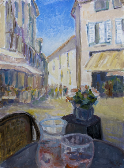 Café Gabin. Lourmarin France.