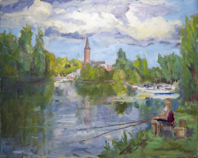 Dagje vissen. Day fishing.