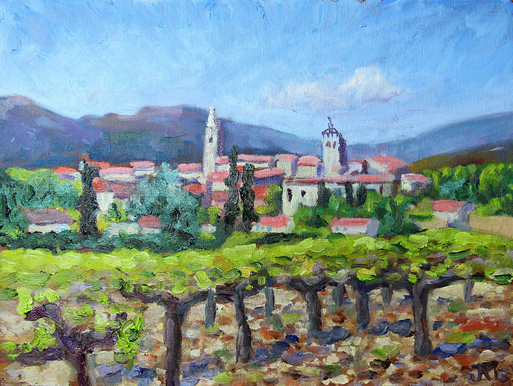 Grillon begin mei (Vaucluse-France)