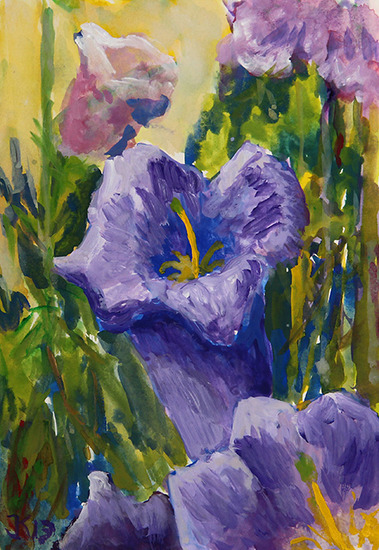 Campanula (Gouache)
