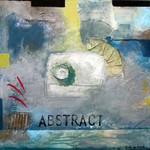 Abstract met acryl en gemengde technieken