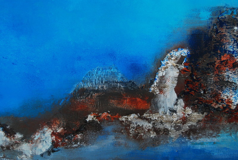 Landschap met rode draad 2