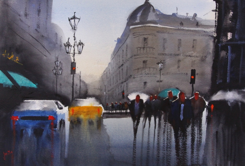 Parijs,regen