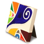 Verrassend en orgineel kado, kunst, vrolijke kleuren