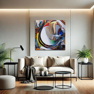 An impression of my paintings in various interior styles