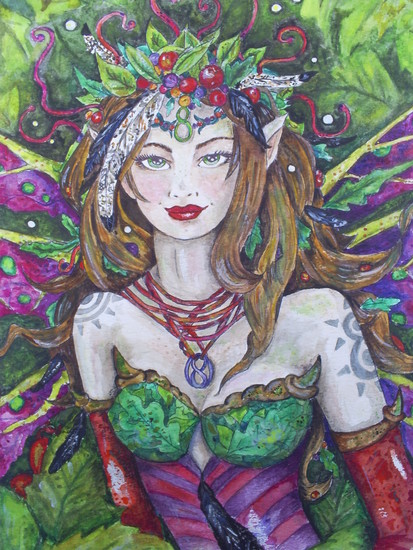 Brighid, Elfen koningin van creativiteit en genezing.