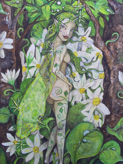Gaia; Elfen koningin van de eeuwenoude bossen en wouden