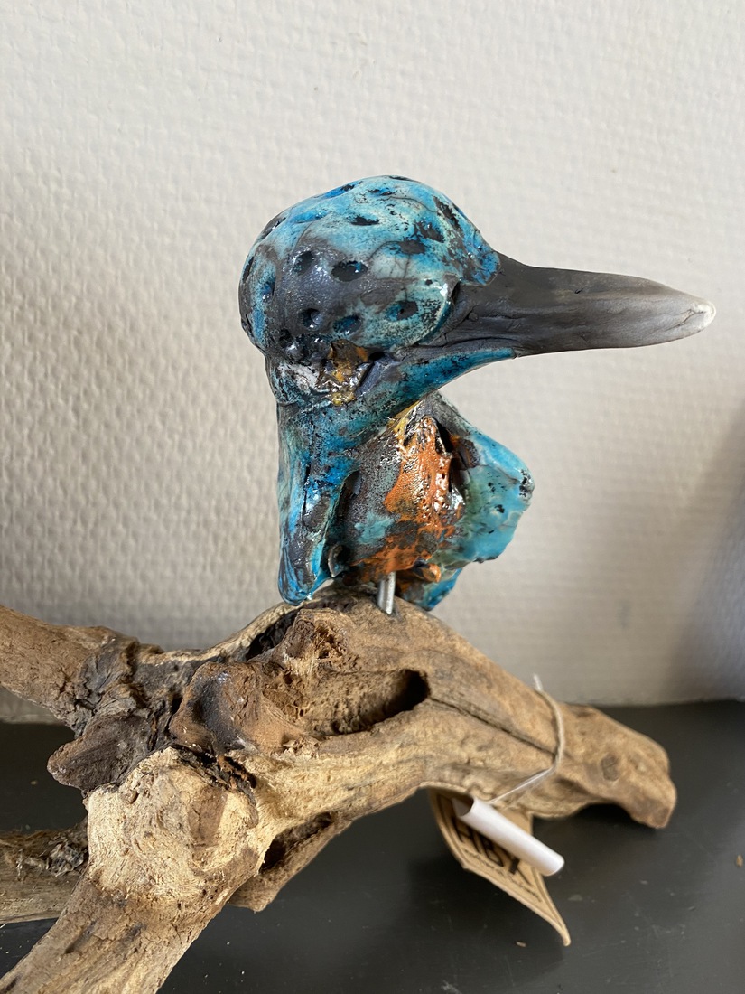 IJsvogel (Raku turquise