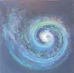 Hoe indrukwekkend zijn soms de foto's vanuit de ruimte en hoe mooi de sterrenhemel op een heldere nacht. Het mystieke en ongrijpbare spreek me aan en inspireert me tot het schilderen van diverse hemellichamen