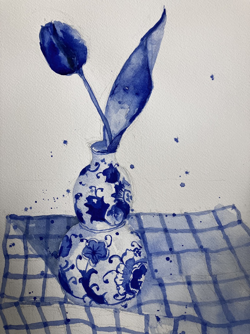 Diepgeworteld in blauw 2
