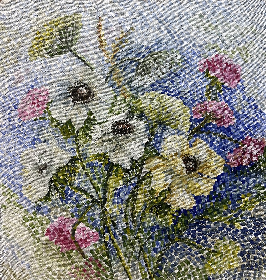 pointillisme anemonen 